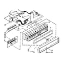 Kenmore 6651586580 control panel parts diagram