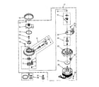 Kenmore 6651586580 pump and motor parts diagram