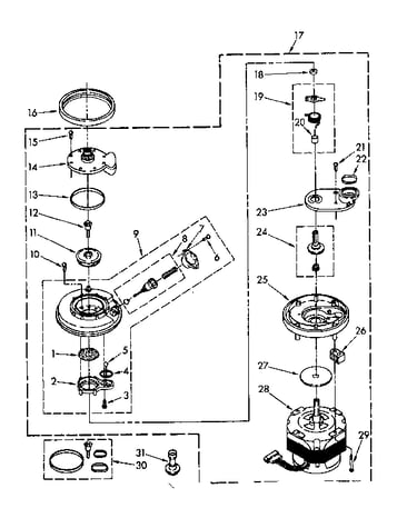 Pump and motor parts