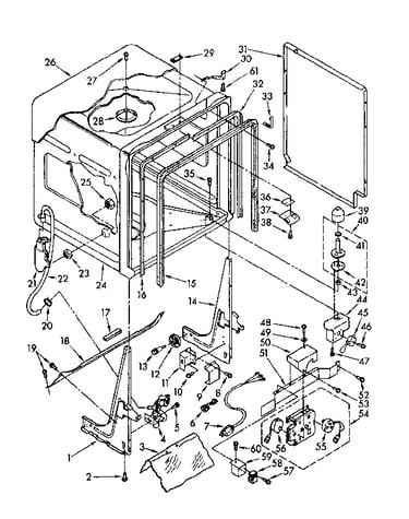 Tub and rapid advance timer parts