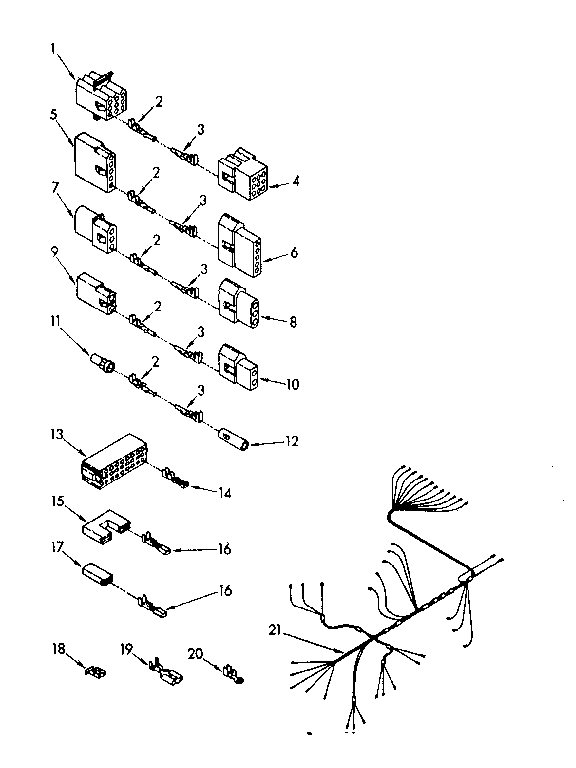 Wiring harness parts