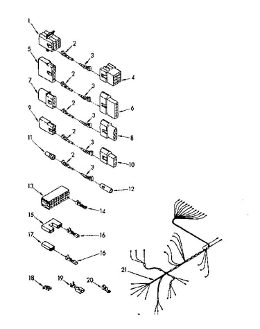 Wiring harness parts