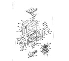 Kenmore 6286668391 body assembly diagram
