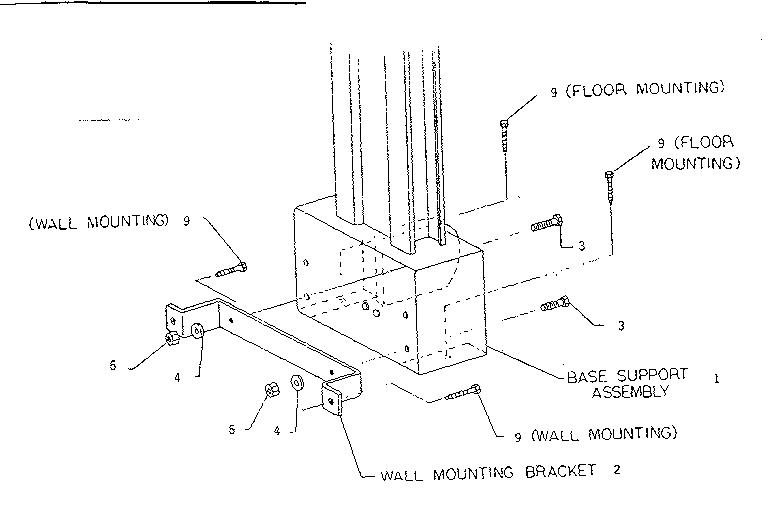 BASE SUPPORT ASSEMBLY