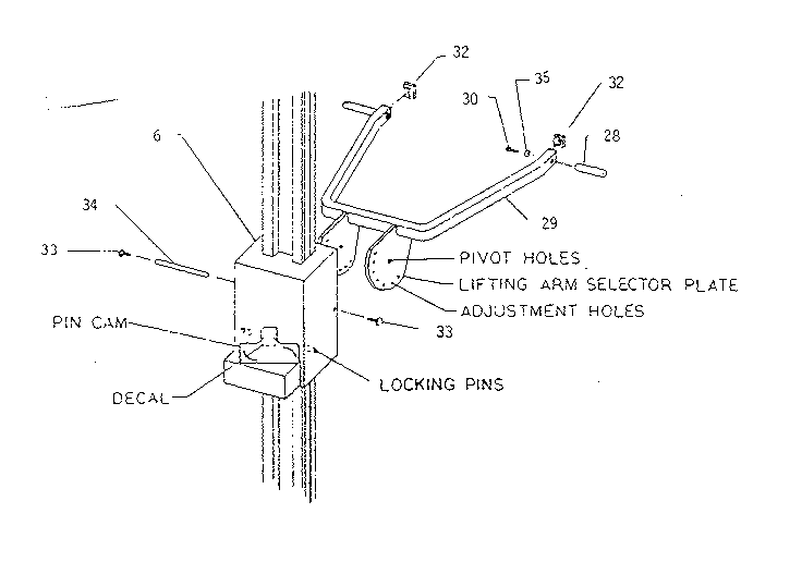 Lift arm section