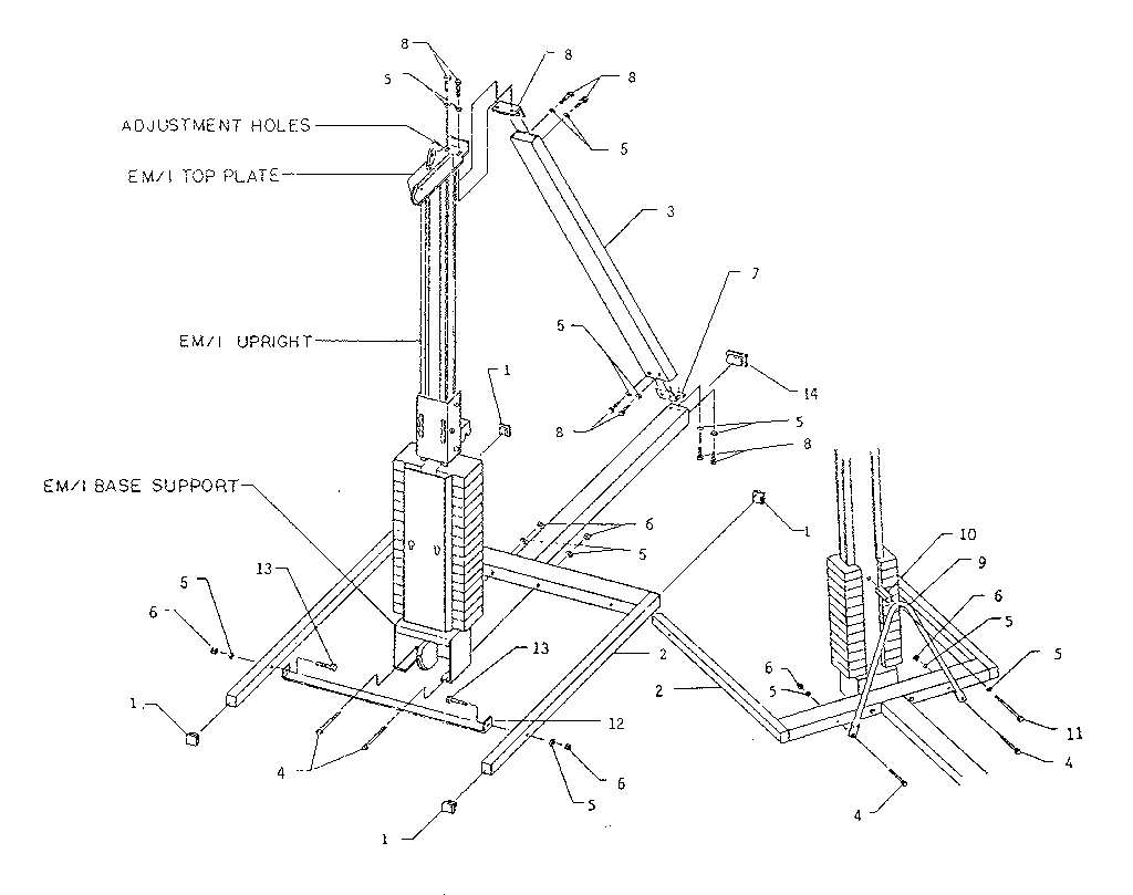 Base weldment