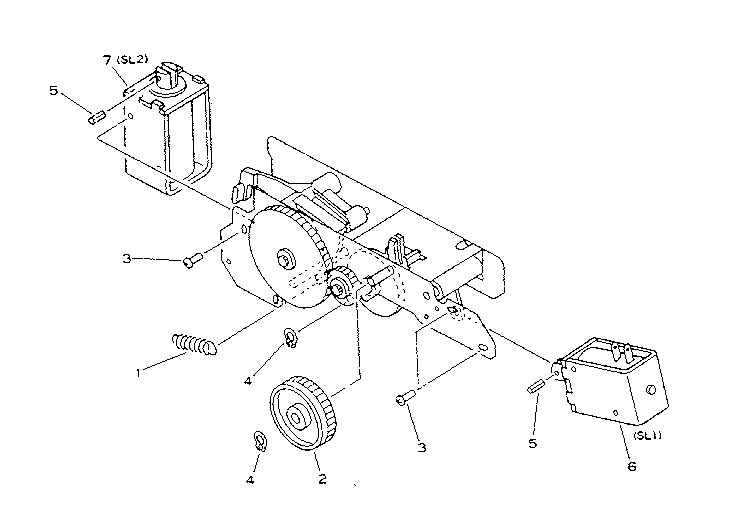 Copyboard drive assembly
