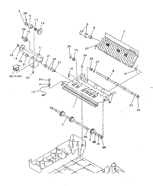 CASSETTE PICKUP ASSEMBLY (PC-20 ONLY) (1/2)