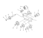 Sears 705PC-10 manual feed assembly diagram