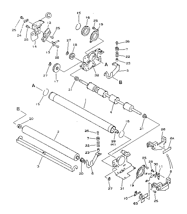 FIXING ASSEMBLY (1/2)