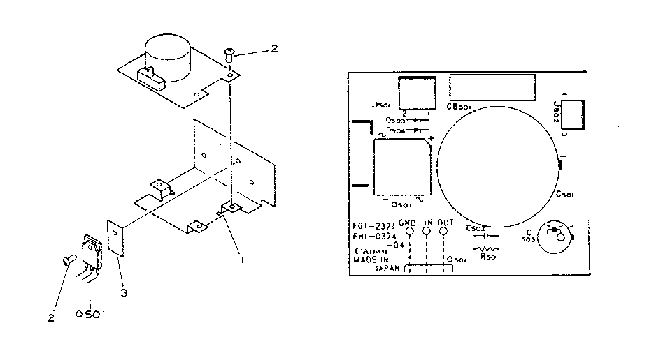 Power suppy pcb assembly