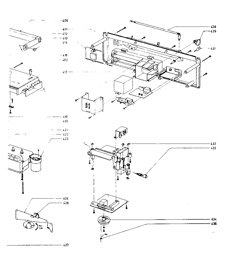 Internal replacement parts