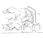 Kenmore 106855300 frame and control parts diagram