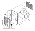 Kenmore 106855300 cabinet parts diagram