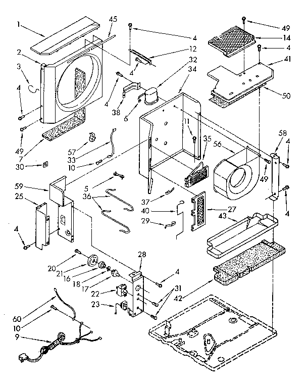 Air flow and control parts