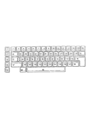 Key button (spanish south american)