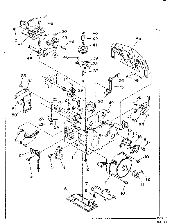 Carrier chassis mechanism