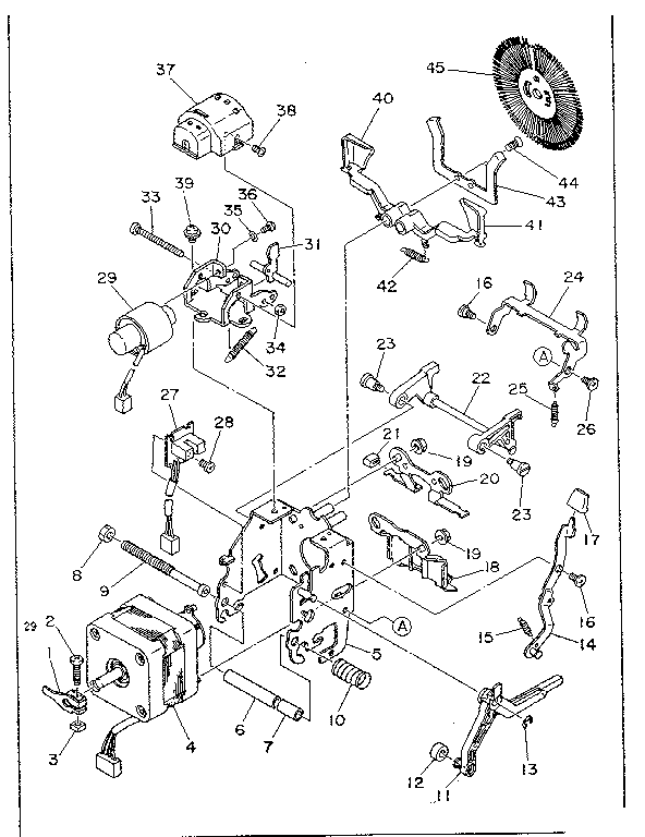 Printer head mechanism