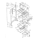 Kenmore 2538751800 cabinet parts diagram