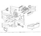 Kenmore 2538751840 icemaker parts diagram