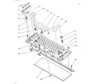 Sears 16153690 keyboard mechanism-i diagram