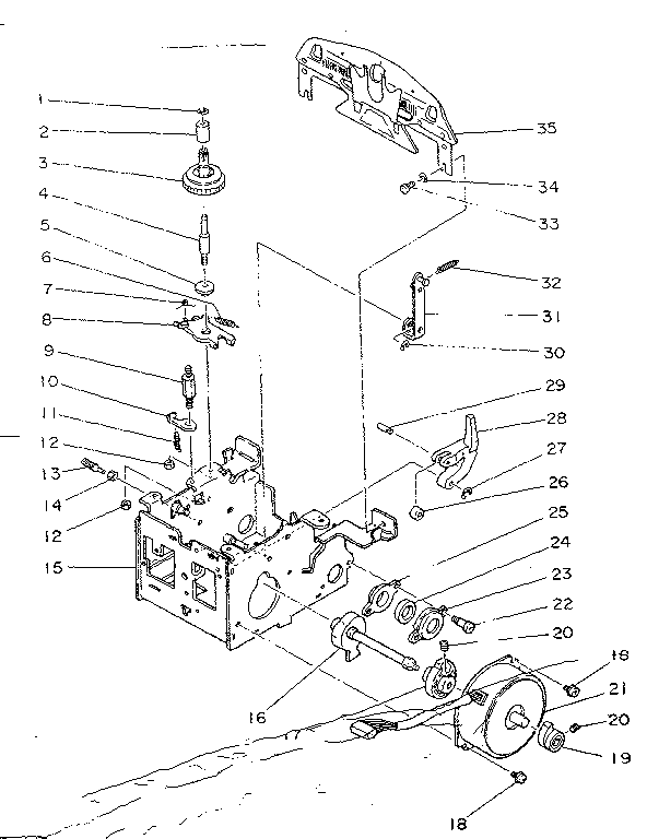Carrier chassis mechanism-i