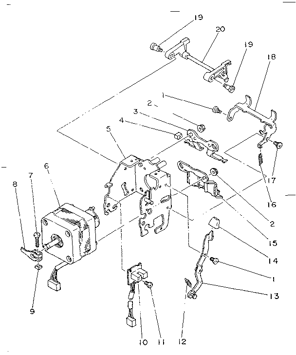 Printer head mechanism-i