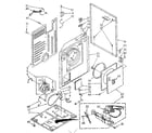 Kenmore 11089417300 cabinet parts diagram