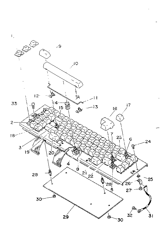 Key board mechanism