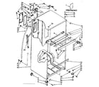 Kenmore 1068676331 cabinet parts diagram