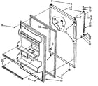 Kenmore 1068676351 refrigerator door parts diagram