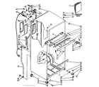 Kenmore 1068776381 cabinet parts diagram