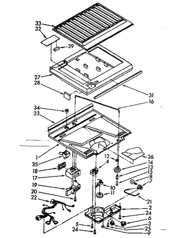 Compartment separator parts