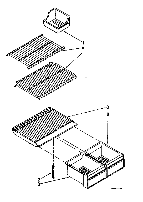 Shelf parts