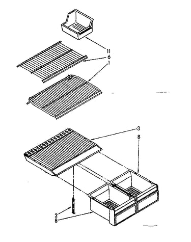 Shelf parts