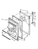 Refrigerator door parts