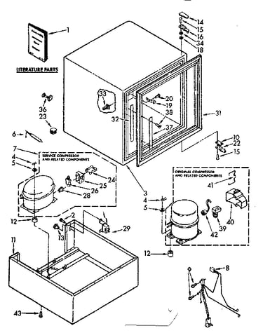 Cabinet and unit