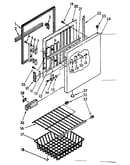 Shelf and door parts