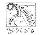 Kenmore 1162543085 attachment parts diagram