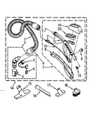 Hose and attachment parts