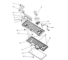 Sears 16153860650 keyboard diagram
