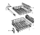 Kenmore 587153200 rack assembly diagram