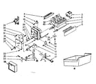 Kenmore 2538369780 ice maker parts diagram