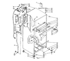 Kenmore 1068778433 cabinet parts diagram