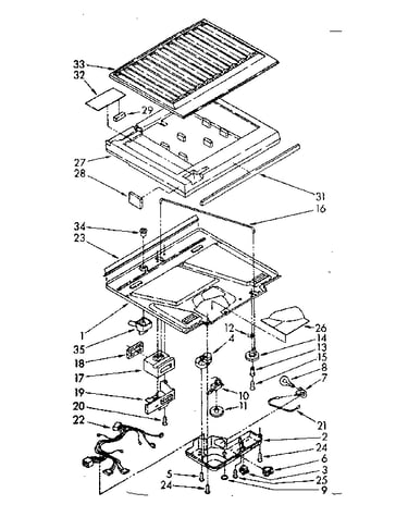Compartment separator parts