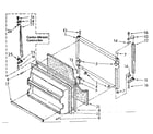 Kenmore 1068778433 freezer door parts diagram