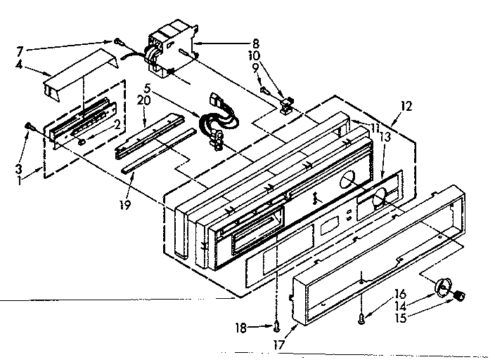 Control panel parts