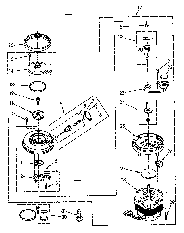 Pump and motor parts