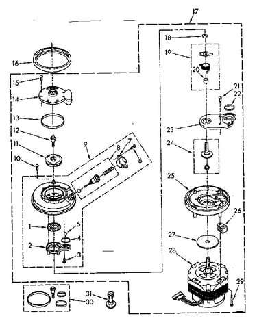 Pump and motor parts