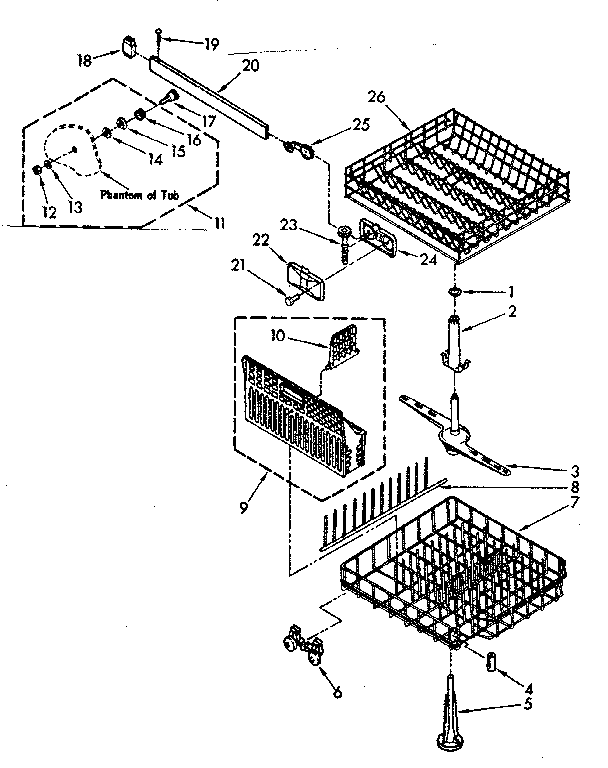 Dishrack parts